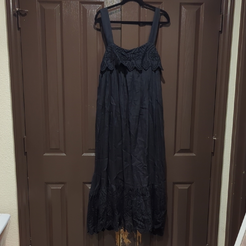 Johnny Was Black Maxi Dress